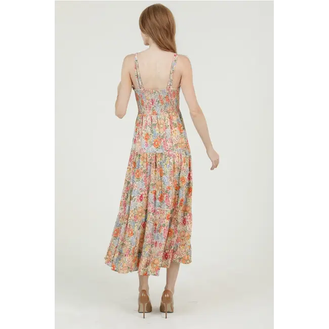 Angie Maxi Dress w/Lace Detail (C4D14)