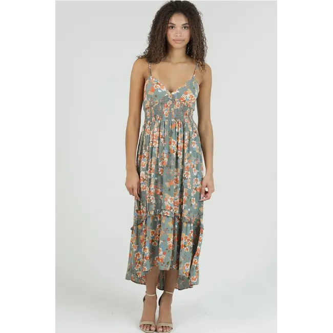 Angie Spag Strap Sweetheart Dress (C4729)