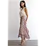 Angie Smoked Waist Asymetrical Skirt (B6B52)