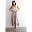 Angie Smoked Waist Asymetrical Skirt (B6B52)