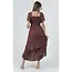 Angie Deep V Maxi Dress With Cutout (C4795)