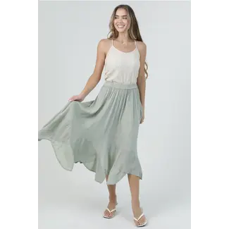 Angie Angie Hankerchief Midi Skirt (H6318)