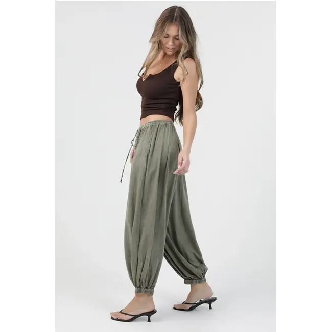 Angie Tie Front Jogger (B3845)