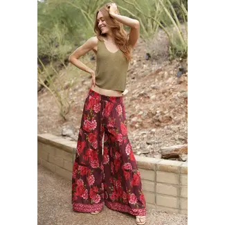 Angie Angie Palazzo Pant/lace(25R84)