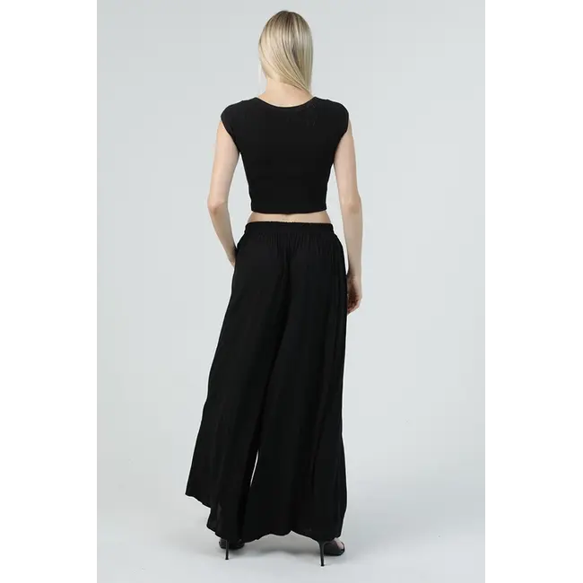 Angie Straight Leg Pant W/ Pockets (B3682)