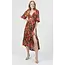 Angie Keyhole Midi Long Sleeve Dress (C4A42)