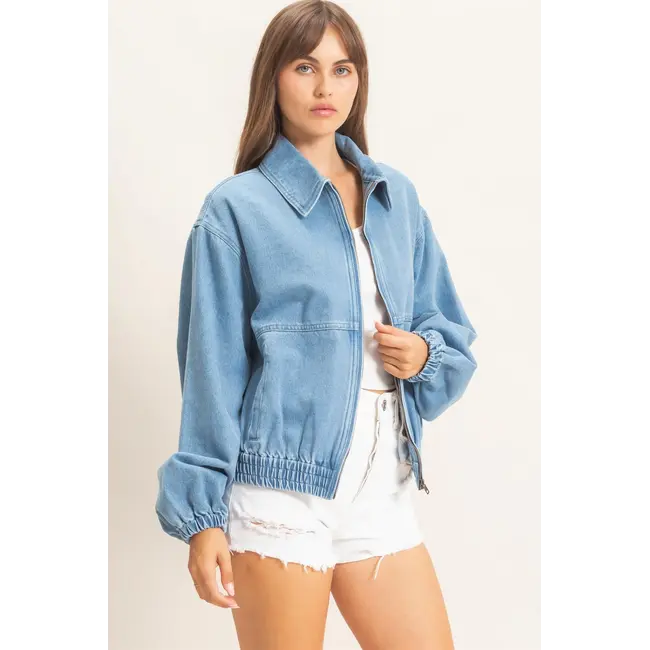 HYFVE Enzyme Wash Denim Jacket (HF26C924)