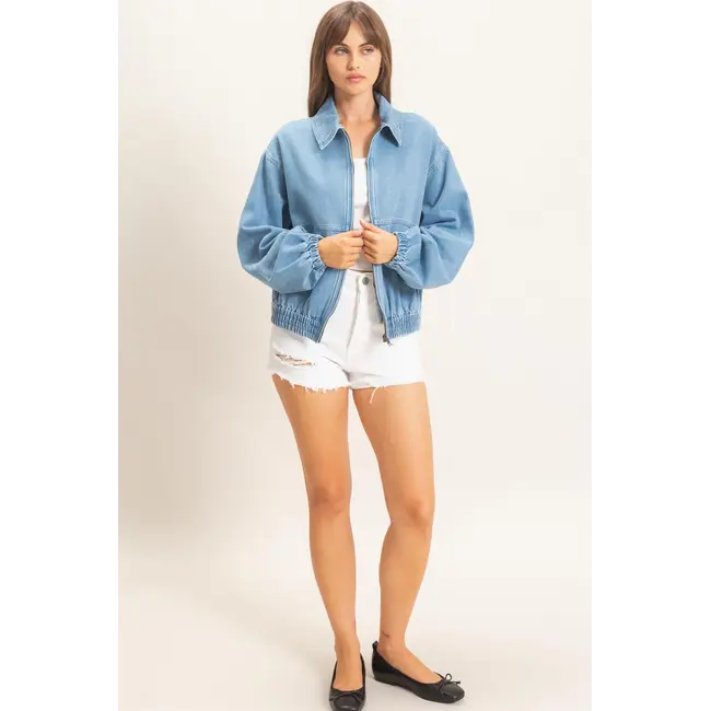 HYFVE Enzyme Wash Denim Jacket (HF26C924)