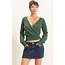 Double Zero Wrap V-Neck Sweater (DZ26E948)
