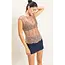 HYFVE Lace Cap Sleeve Top  (HF26E672)