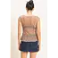 HYFVE Lace Cap Sleeve Top  (HF26E672)
