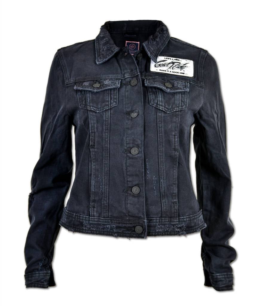 black levi jacket womens