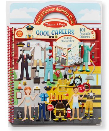 Puffy Sticker Activity Book - Cool Careers