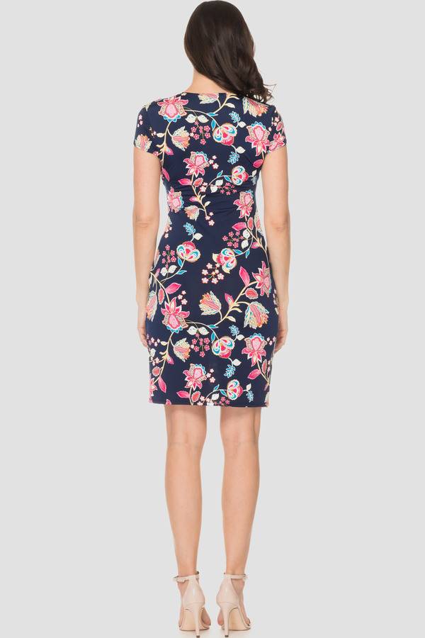 ladies navy floral dress