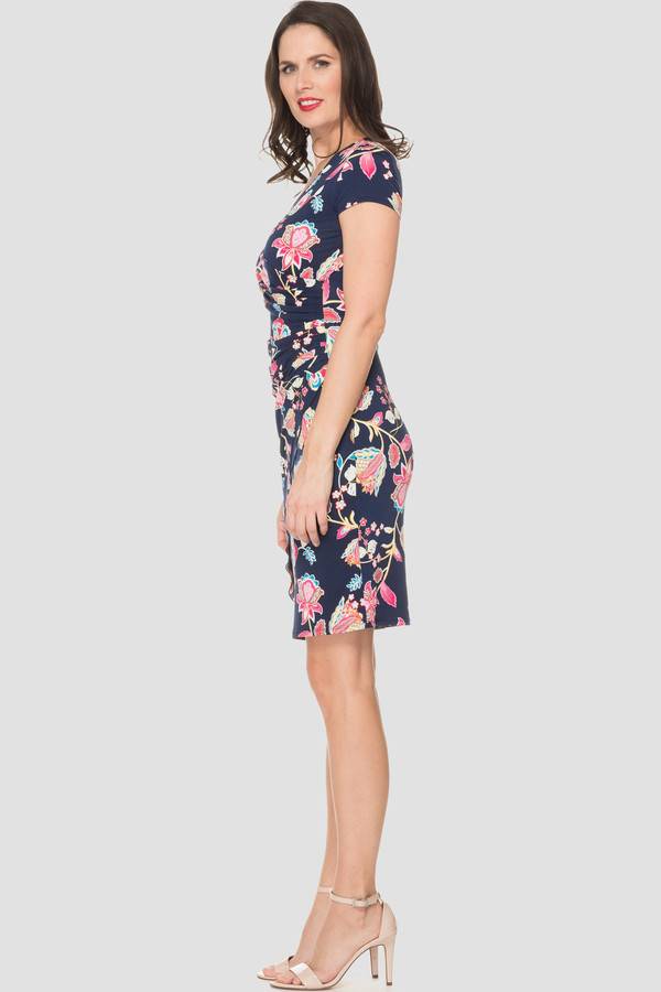 ladies navy floral dress