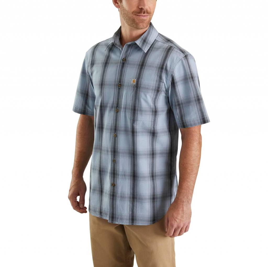 Essential Plaid Open Collar Shirt - Josephs Department Store