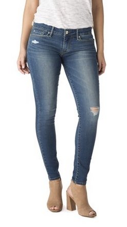 levi signature low rise jeggings black