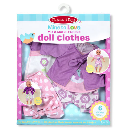 Mine to Love Mix & Match Fashion Doll Clothes