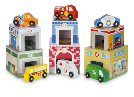 melissa and doug nesting cars