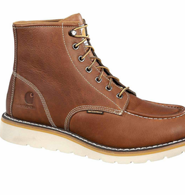 Men's 6-Inch Waterproof Tan Wedge Boot