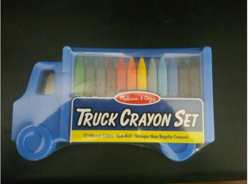 melissa and doug truck crayon set