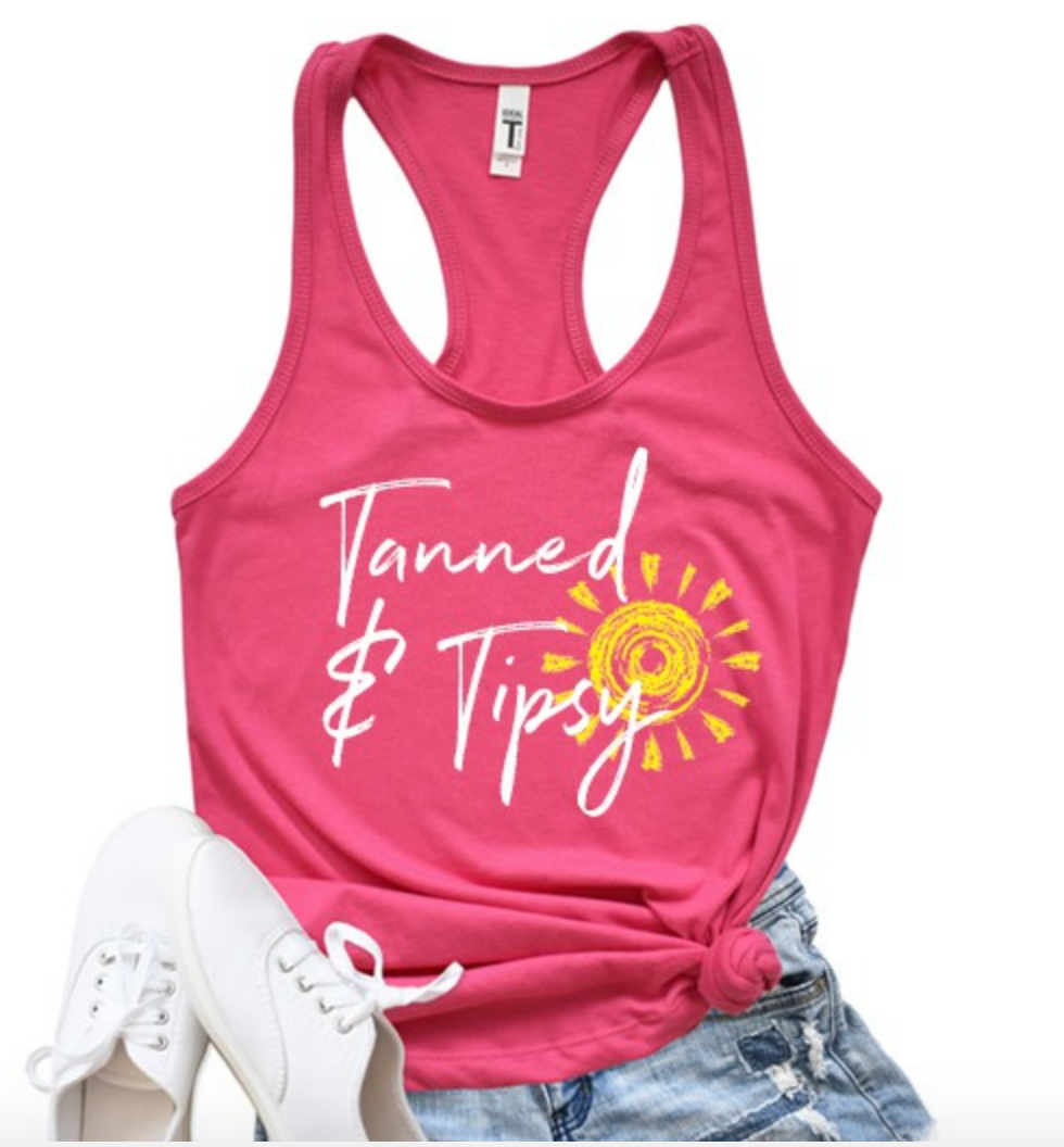 Tanned & Tipsy Tank