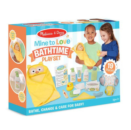 Mine to Love Changing and Bathtime play set