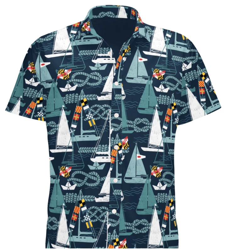 Seaborn Marylander Hawaiian Shirt - Josephs Department Store