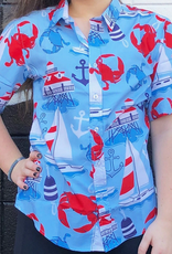 Captain of the Crabby Seas Hawaiian Shirt