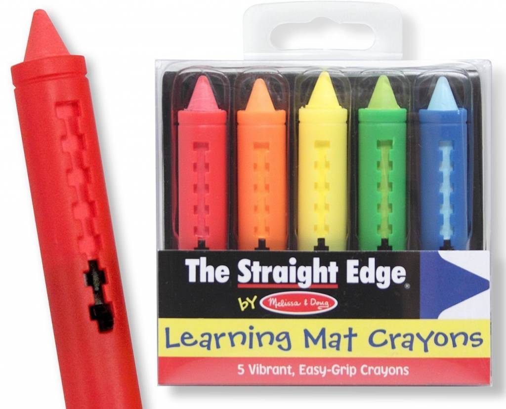 melissa and doug learning mat crayons