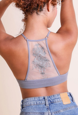 Tattoo Mesh Racerback Bralette