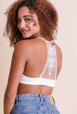 Tattoo Mesh Racerback Bralette