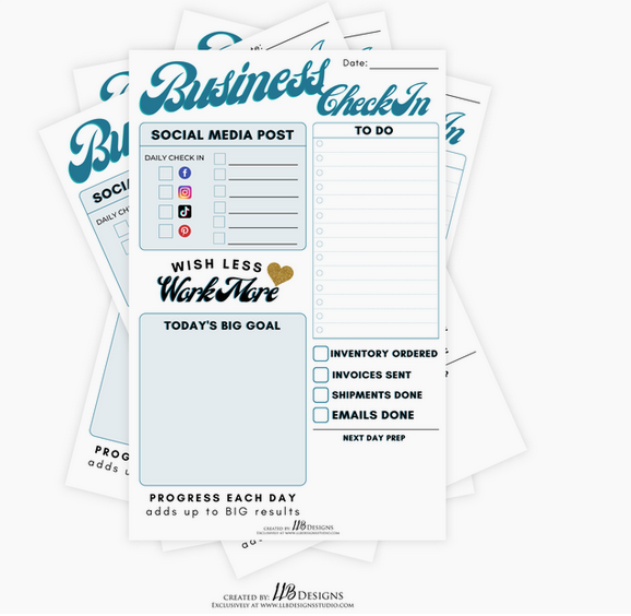 Notepads / Business Check