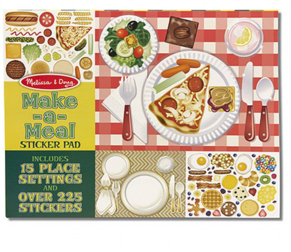 Make-A-Meal Sticker Pad