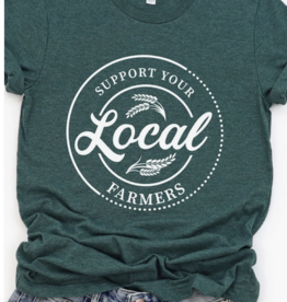 Kissed Apparel SUPPORT LOCAL FARMERS TEE