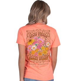 Simply Southern Grow Freely Bloom Wildly Tee