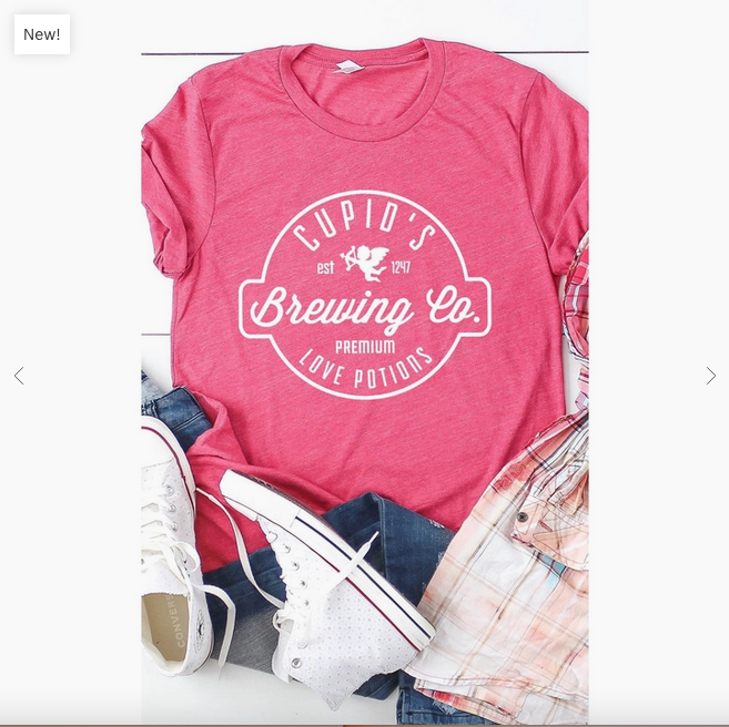 Kissed Apparel CUPID'S BREWING CO. TEE