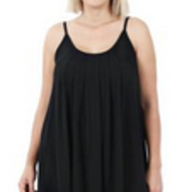 PLUS PLEATED CAMI