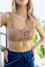 Boho Eye Lace Applique Bralette