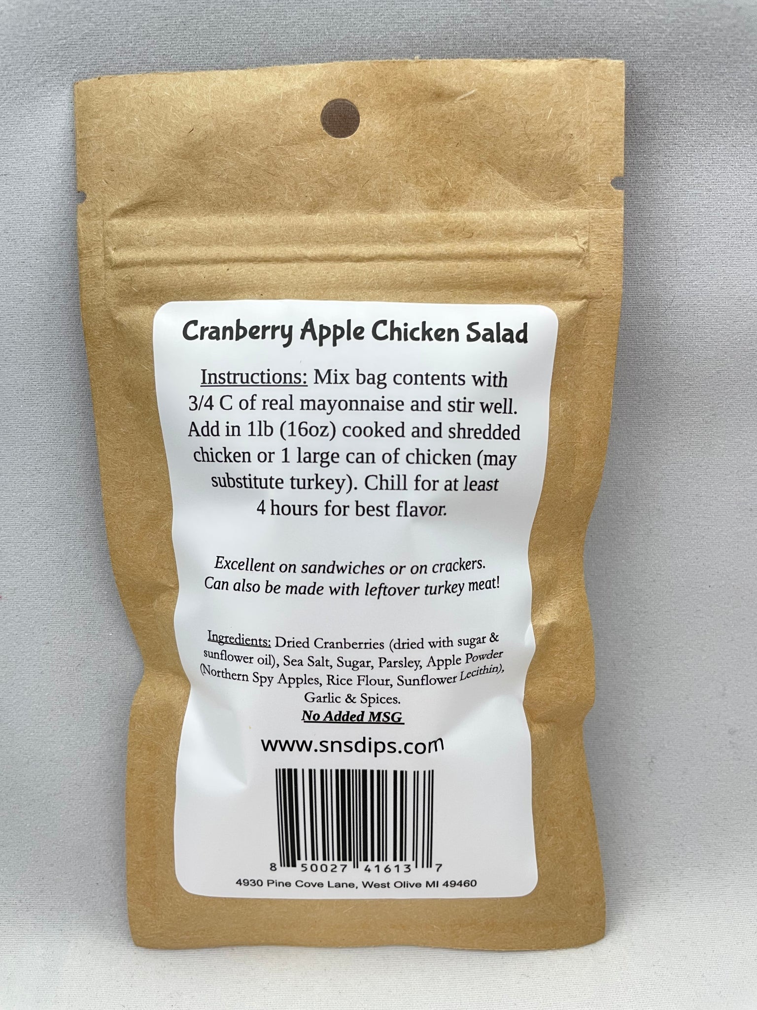 Cranberry Apple Chicken Salad Mix