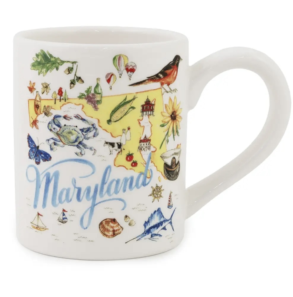 MD Maryland State Ceramic Collection Mug