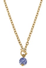 CANVAS Style Marchesa Chinoiserie T-Bar Necklace