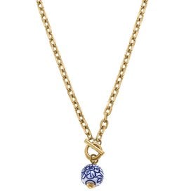 CANVAS Style Marchesa Chinoiserie T-Bar Necklace