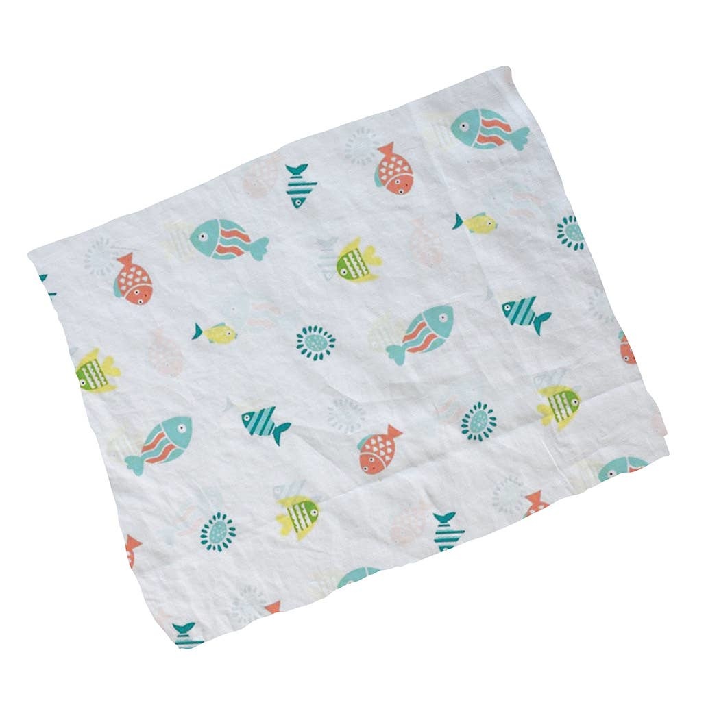 Coastal Bamboo Blend Swaddle Blanket Assortment