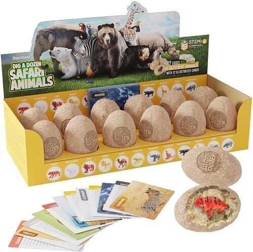Dig a Dozen Safari Animals Kit