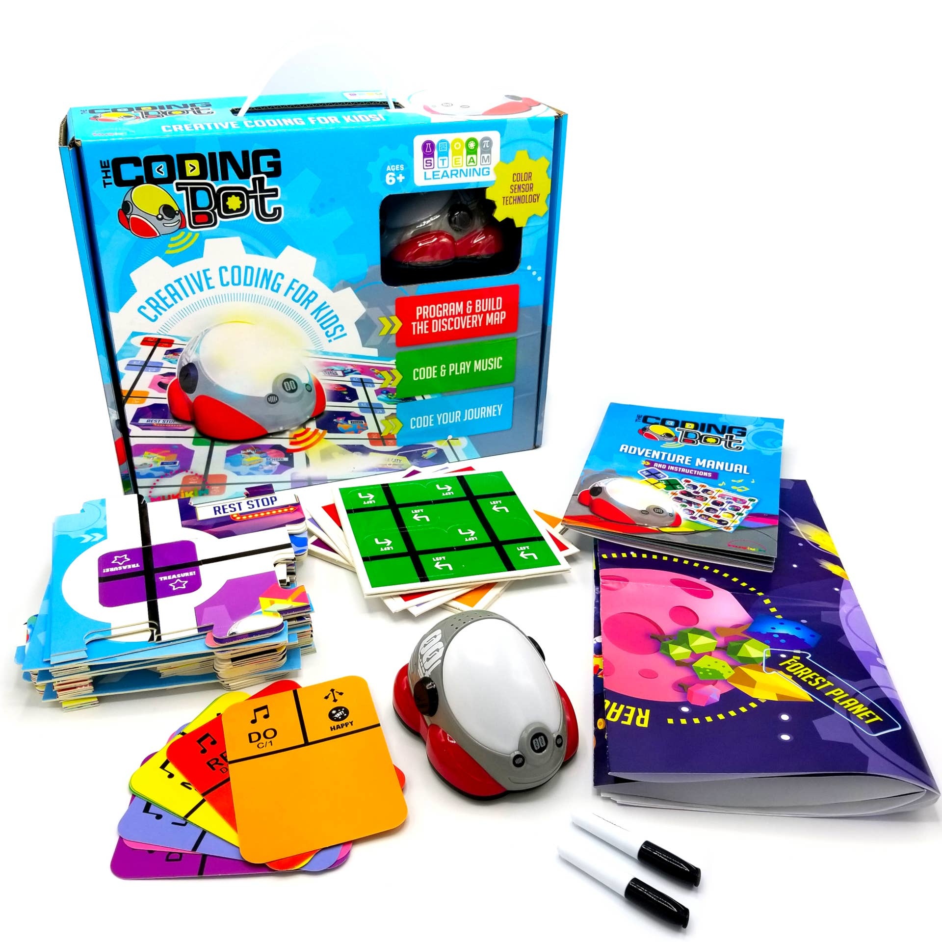 The Coding Bot - STEM Educational Coding Toy Robot For Kids