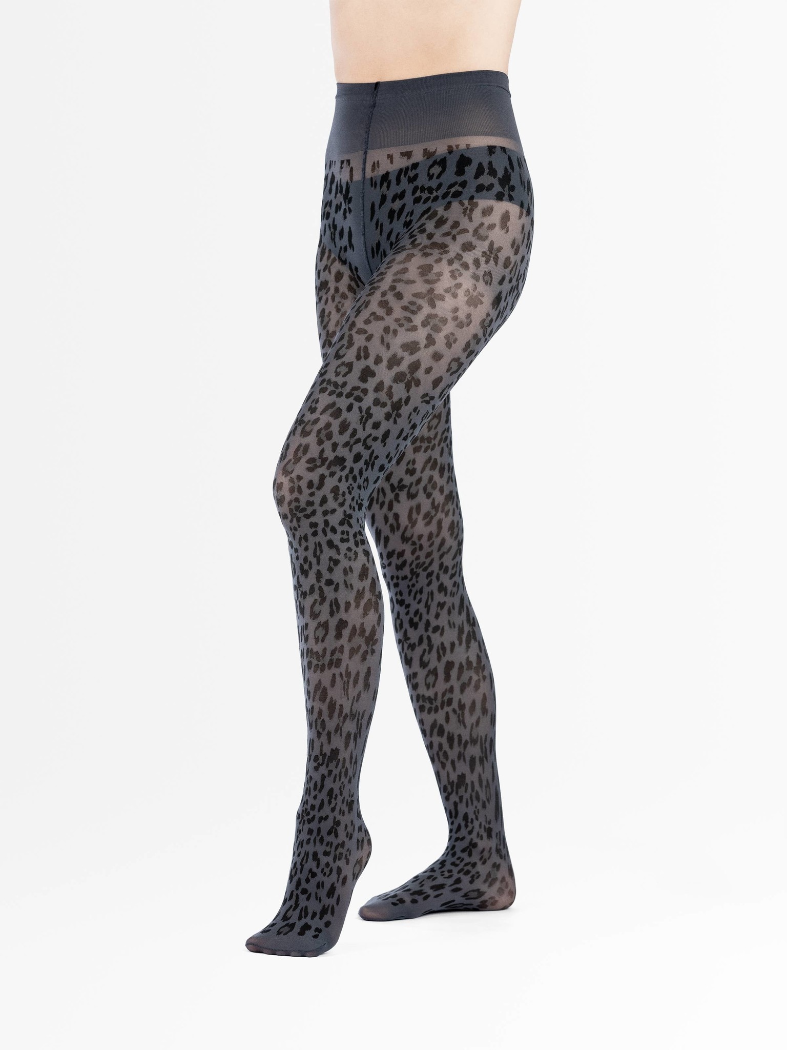 Miss Lala Tights Roxanne Leopard Print Tights