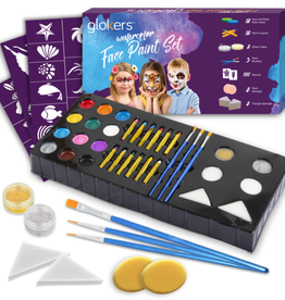 Glokers Complete Watercolor Face Paint Set