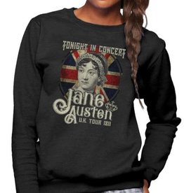 Boredwalk Jane Austen Rock and Roll UK Tour Unisex Sweatshirt