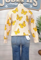 Elegant Butterfly Pullover Sweater